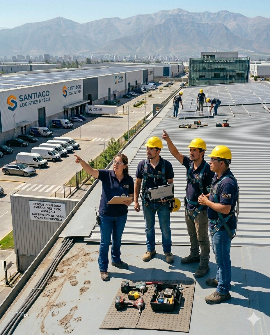 Instalación solar empresa 1